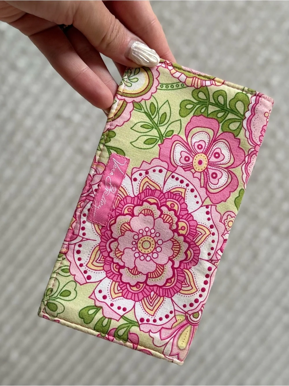 Rare Vintage Vera Bradley Pink Petal Tote Bag & Accessory Set Quilted Florals